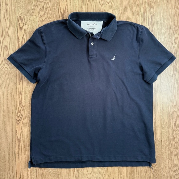 Nautica Other - Nautica Navy Short Sleeve Polo with Embroidered Sail
